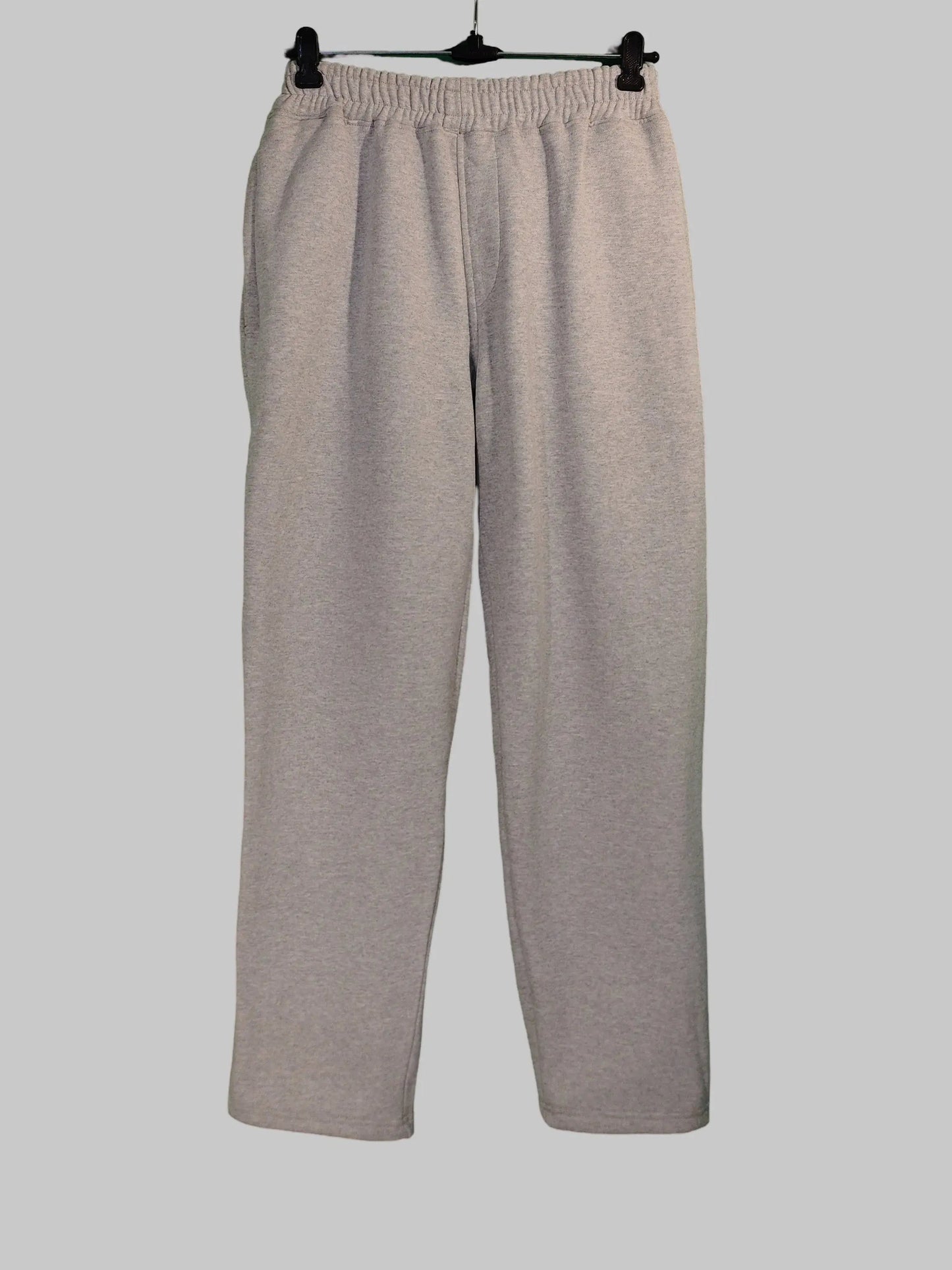 Unisex Cotton Fleece Joggers - Ice Grey strudoo